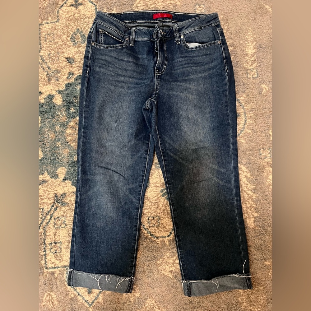 Jennifer Lopez Capri Jeans Women’s Size 12 Blue Denim Stretch